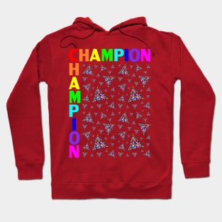 CHAMPION rainbow Triangles Hoodie